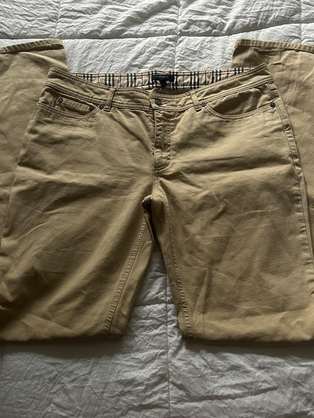Burberry Men's Khaki/Tan Chino Pants